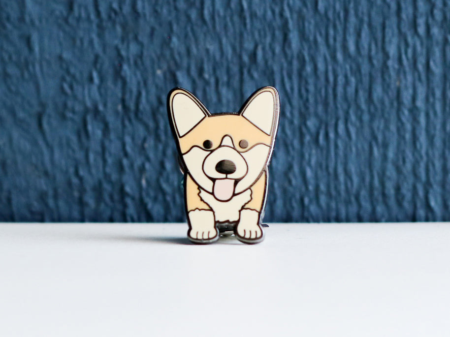 Corgi Dog Enamel Pin