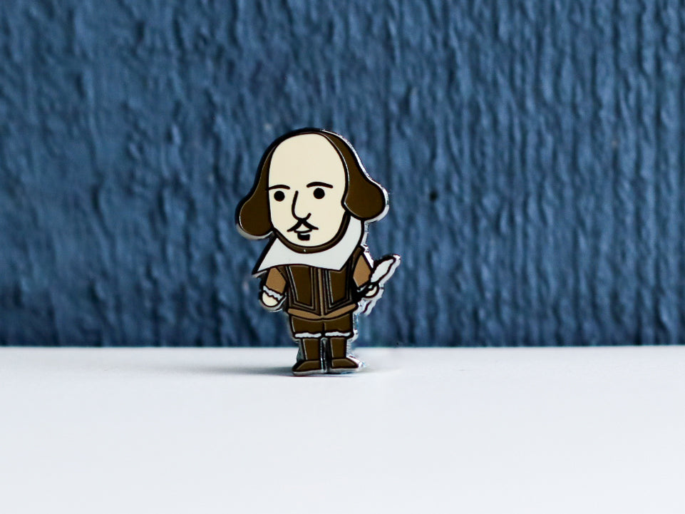 Shakespeare Enamel Pin