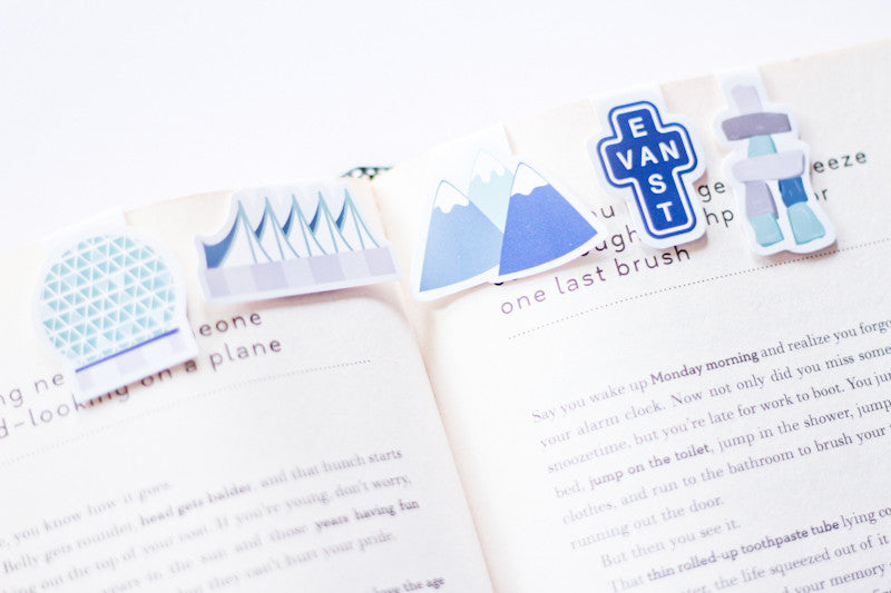 Vancouver Magnetic Bookmarks (Mini 5 pack)