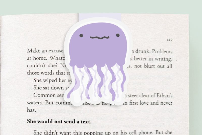 Jellyfish Magnetic Bookmark (Jumbo)