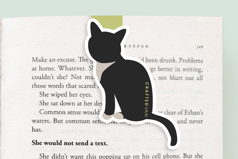 Black British Shorthair Cat Magnetic Bookmark Magnetic Bookmark (Jumbo)