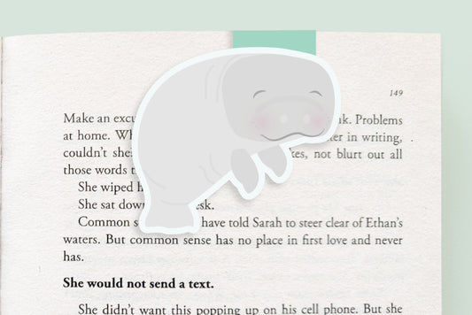 Manatee Magnetic Bookmark (Jumbo)