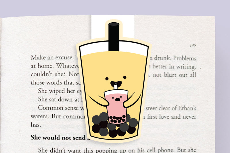 Bubble Tea Magnetic Bookmark (Jumbo)