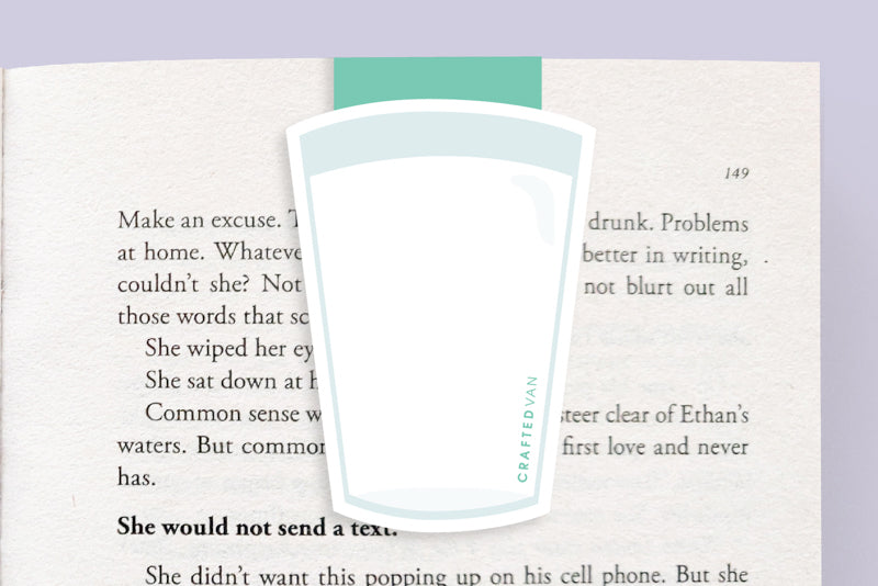 Milk Holding Cookie Magnetic Bookmark (Jumbo)