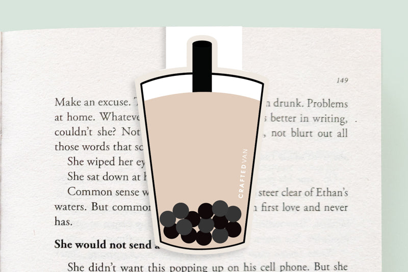 Bubble Tea Magnetic Bookmark (Jumbo)