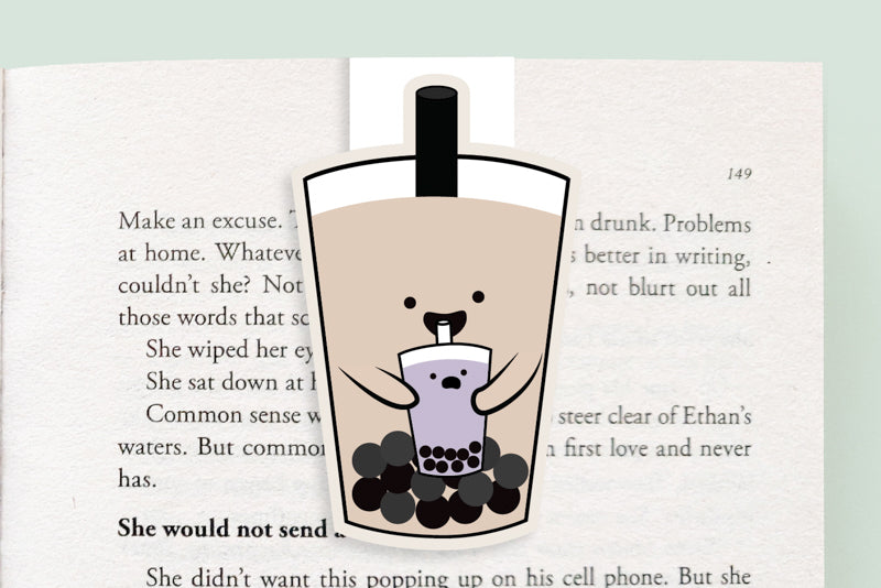 Bubble Tea Magnetic Bookmark (Jumbo)