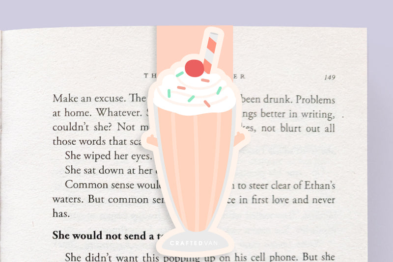 Milkshake Magnetic Bookmark (Jumbo)