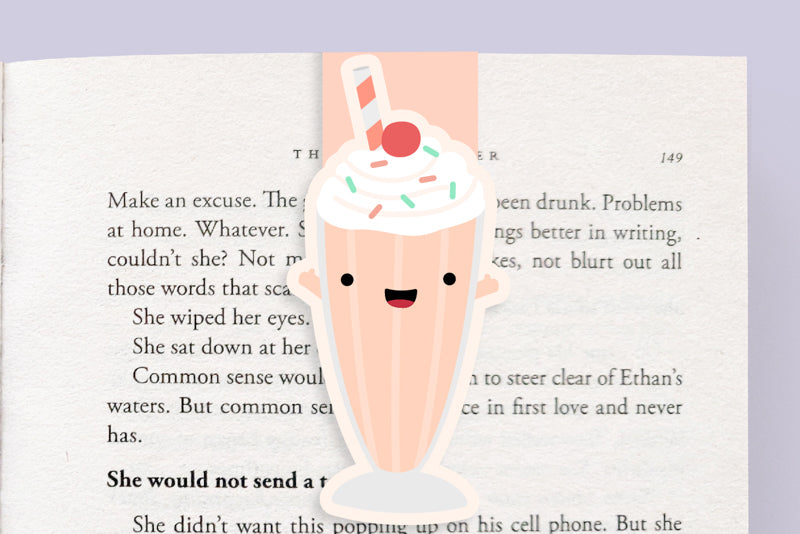 Milkshake Magnetic Bookmark (Jumbo)