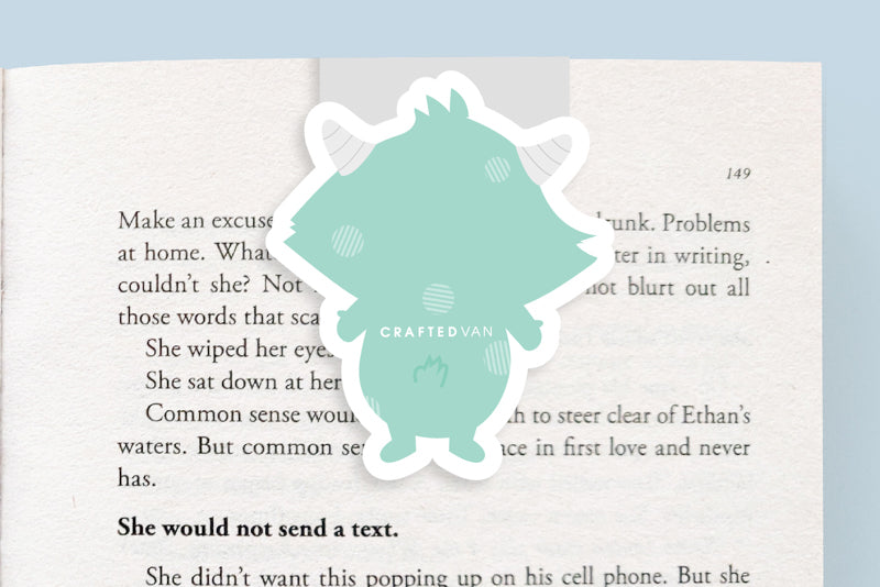 Monster Magnetic Bookmark (jumbo)