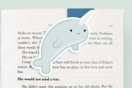 Narwhal Magnetic Bookmark (Jumbo)