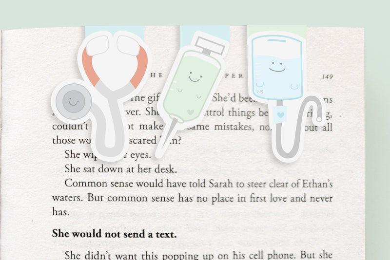 Nurse Mini Magnetic Bookmarks (Mini 3 Pack)