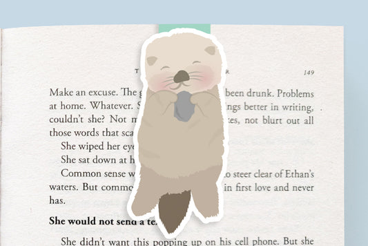 Sea Otter Magnetic Bookmark (Jumbo)