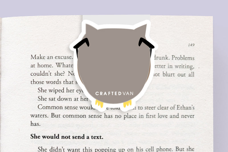 Owl Magnetic Bookmark (Jumbo)