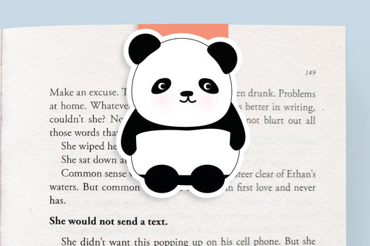 Panda Magnetic Bookmark (Jumbo)