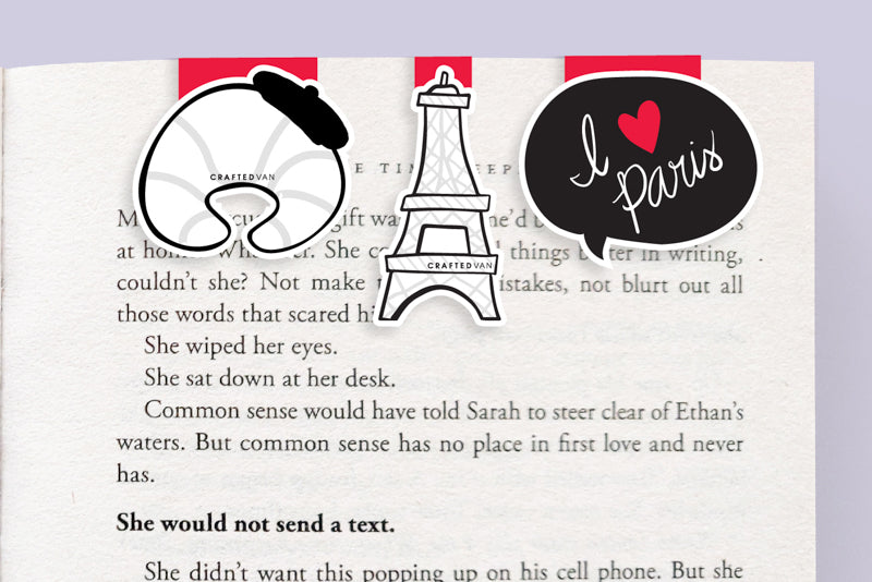 Paris Magnetic Bookmarks (Mini 3 pack)