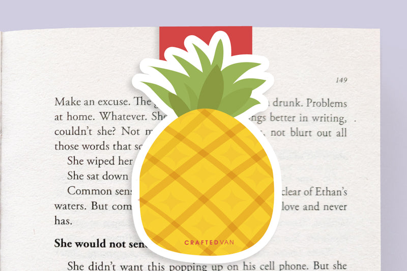 Pineapple Magnetic Bookmark (Jumbo)
