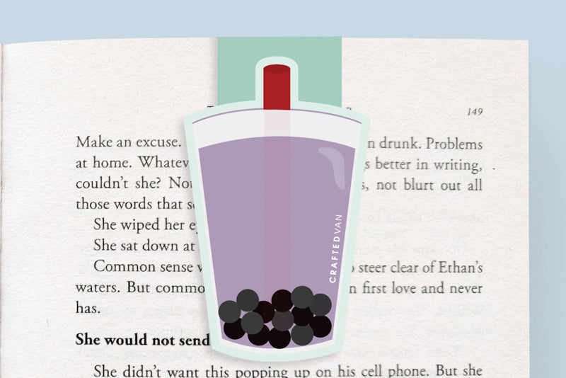 Bubble Tea Magnetic Bookmark (Jumbo)
