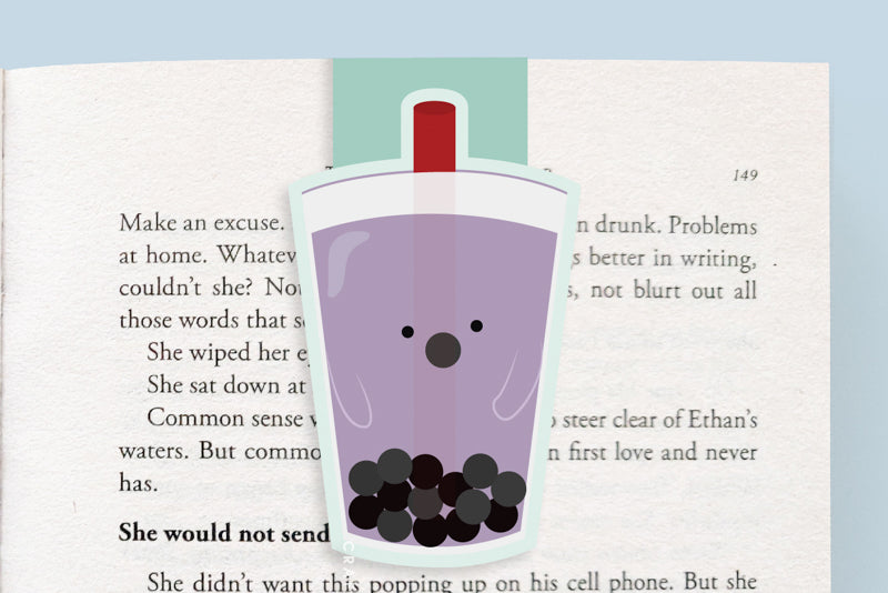 Bubble Tea Magnetic Bookmark (Jumbo)