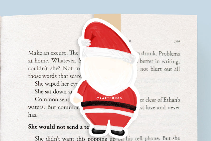 Santa Magnetic Bookmark (Jumbo)
