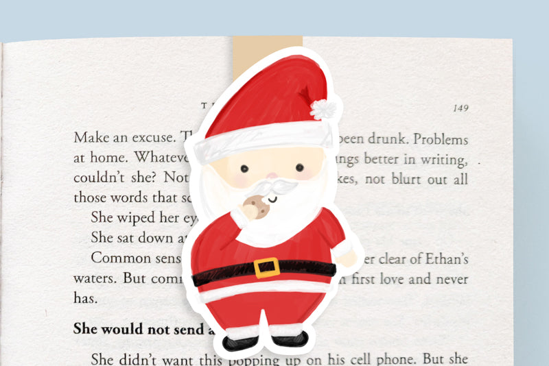 Santa Magnetic Bookmark (Jumbo)