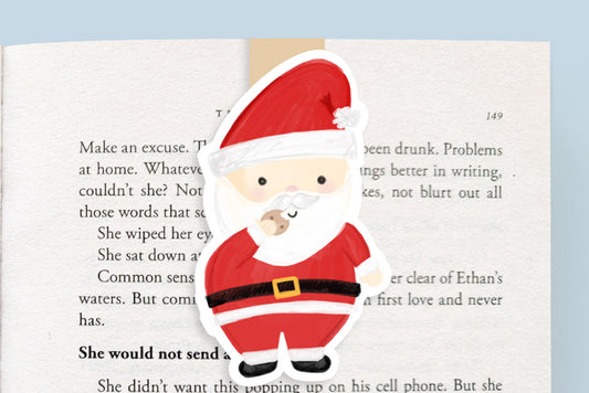 Santa Magnetic Bookmark (Jumbo)