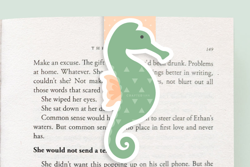 Sea Horse Magnetic Bookmark (Jumbo)
