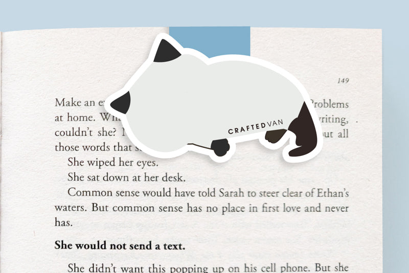 Siamese Magnetic Bookmark (Jumbo)