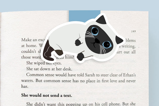 Siamese Magnetic Bookmark (Jumbo)