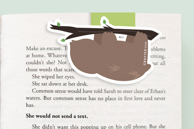 Sloth Magnetic Bookmark (Jumbo)