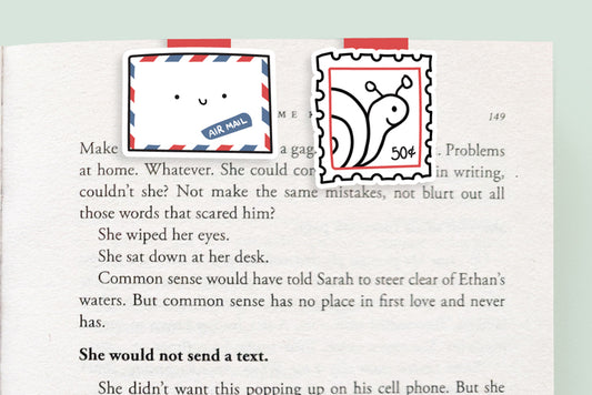 Snail Mail Magnetic Bookmarks (Mini 2 pack)
