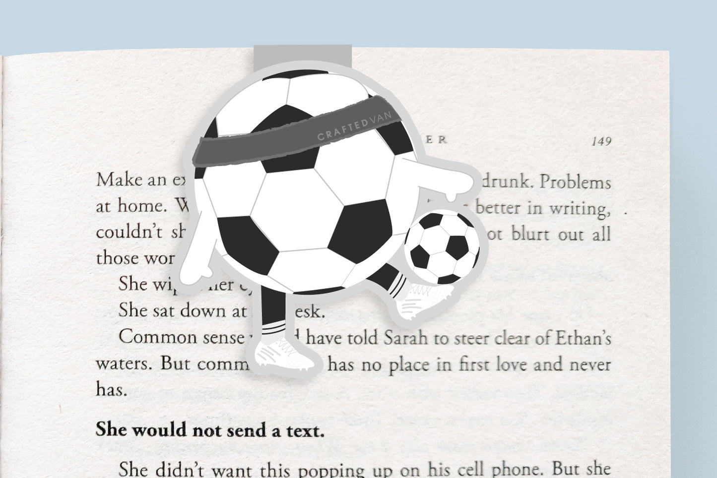 Soccer Ball Magnetic Bookmark (Jumbo)