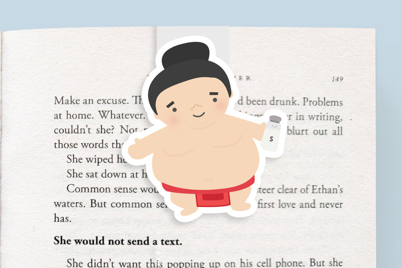 Sumo Wrestler Magnetic Bookmark (Jumbo)