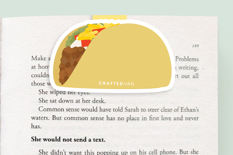 Taco Magnetic Bookmark (Jumbo)