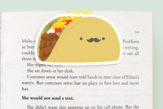 Taco Magnetic Bookmark (Jumbo)