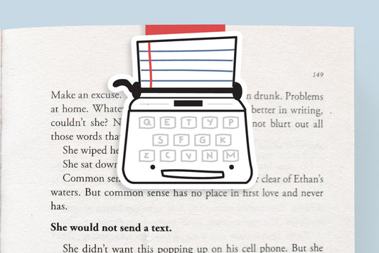 Typewriter Magnetic Bookmark (Jumbo)