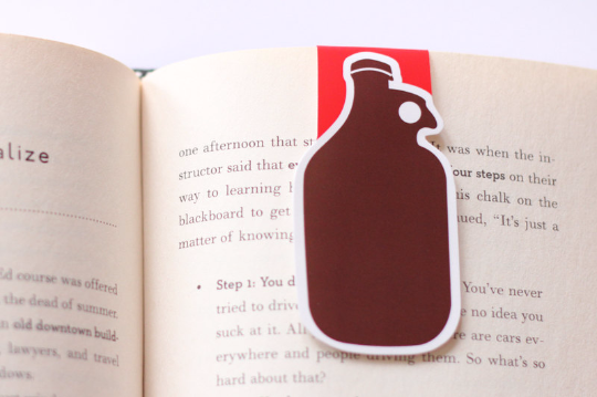 Beer Growler Magnetic Bookmark (Jumbo)