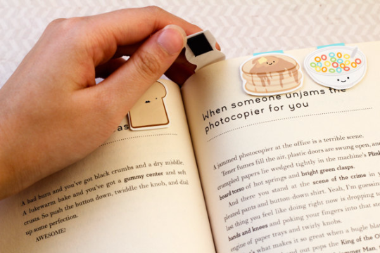 Breakfast Magnetic Bookmarks (Mini 5 pack)