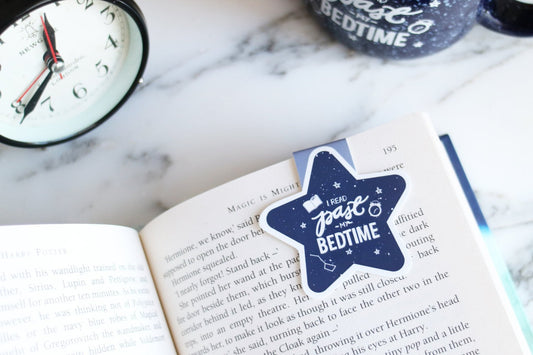 I read past my bedtime magnetic bookmark (jumbo)