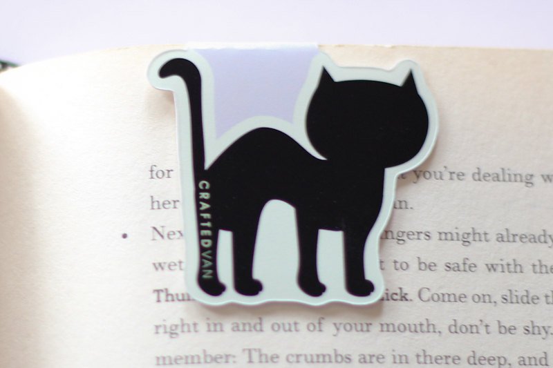 Halloween Cat Magnetic Bookmark (Jumbo)