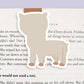 Alpaca / Llama Jumbo Magnetic Bookmark - CVJ1206ALPA