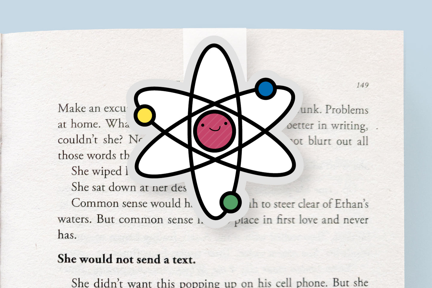 Atom Magnetic Bookmark (Jumbo)