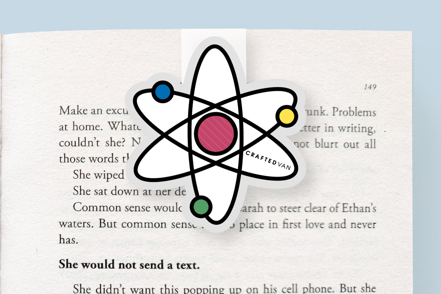 Atom Magnetic Bookmark (Jumbo)