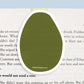 Avocado Jumbo Magnetic Bookmark - CVJ1007AVOC