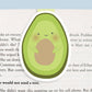 Avocado Jumbo Magnetic Bookmark - CVJ1007AVOC