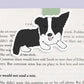 Border Collie Dog Jumbo Magnetic Bookmark - CVJ1178BORD