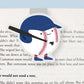 Baseball Magnetic Bookmark (Jumbo)