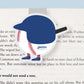 Baseball Magnetic Bookmark (Jumbo)