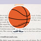 Basketball Jumbo Magnetic Bookmark - CVJ1109BASK