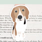 Beagle Dog Jumbo Magnetic Bookmark - CVJ1167BEAG