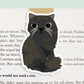 Tortoiseshell Cat Bushy Tail Jumbo Magnetic Bookmark - CVJ1182TAIL
